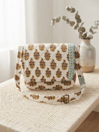 Bolso boho chic algodón estampado