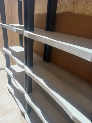 Conjunto 2 Estanterías Plastiken
