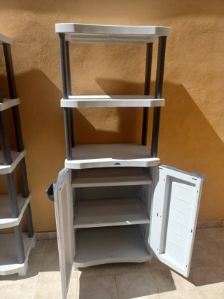 Conjunto 2 Estanterías Plastiken