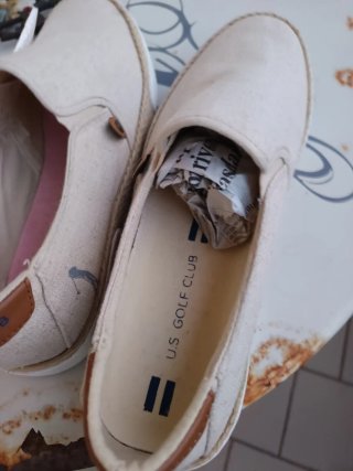 Espadrillas U.S. Golf Club beige n.45