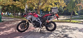BMW F800GS Adventure Roja y Plata