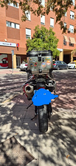 BMW F800GS Adventure Roja y Plata