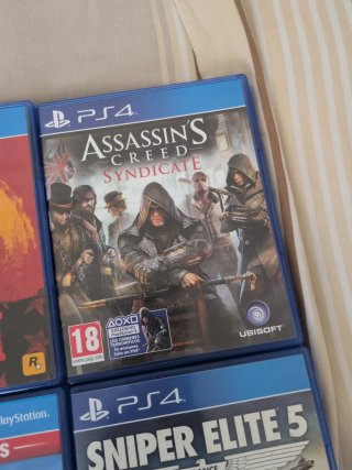Lote 9 Juegos PS4: Resident Evil, RDR2, AC, Diablo