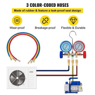 Kit Manómetro VEVOR RS-1.5 Vacío A ESTRENAR