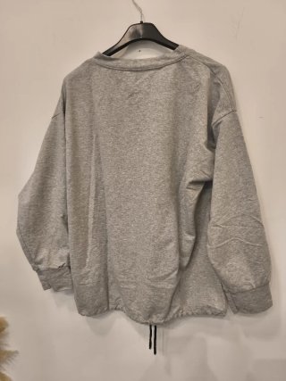 Felpa donna oversize con stampa B