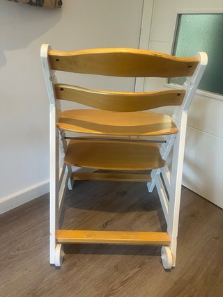 Trona evolutiva madera Hauck Alpha+ Blanco
