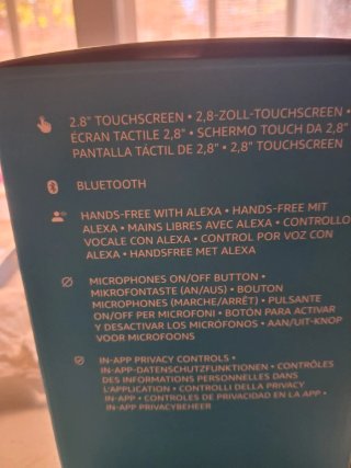 Amazon Echo Spot Glacier White