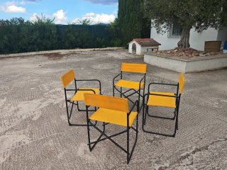 Lote 4 Sillones Camping Plegables