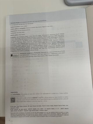 Matemáticas II. 2o de Bachillerato