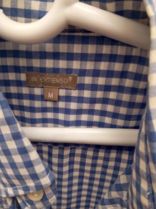 Camisa In Extenso cuadros azul Talla M