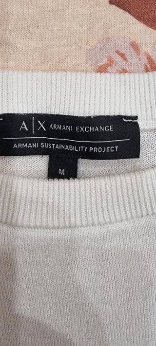 Maglioncino Armani Exchange bianco taglia M
