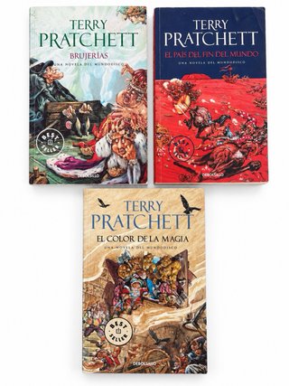 Lote de 10 libros de Terry Pratchett – Mundodisco