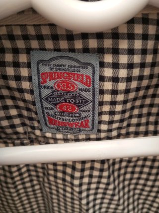 Camisa Springfield cuadros XL