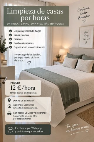 Limpieza de casas por horas