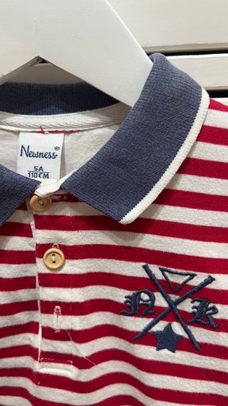 Polo rayas niño Talla 5