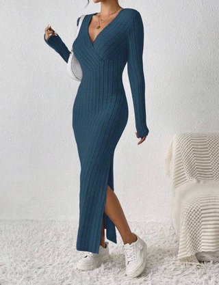 Vestido largo azul marino sin estrenar