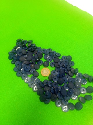 Lote de botones azules