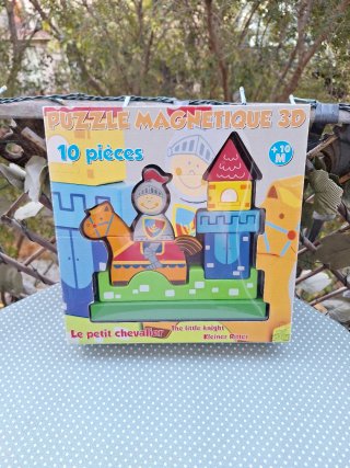 Puzzle 3D Magnético (Montessori) (+ 10 M)