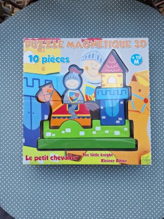 Puzzle 3D Magnético (Montessori) (+ 10 M)