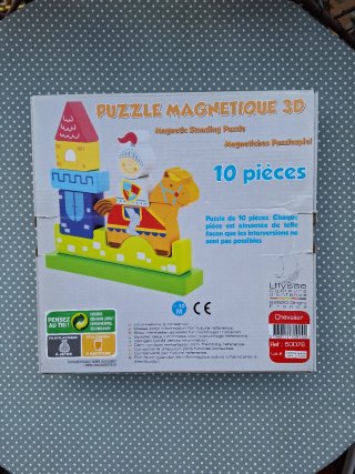 Puzzle 3D Magnético (Montessori) (+ 10 M)