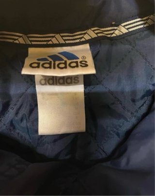 Chaqueta Cortavientos Adidas Vintage 90s Azul