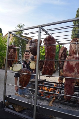 Barbacoa Jaula Catering Metal