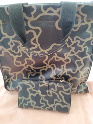 Bolso y Cartera Tous Negro/Marrón