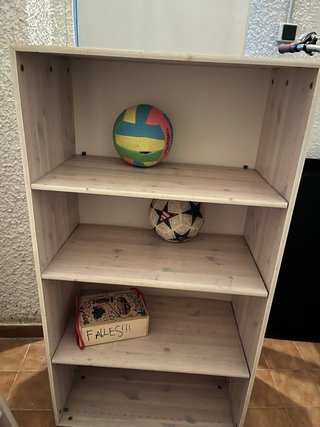 Litera modular Flexa con baúl y estantería