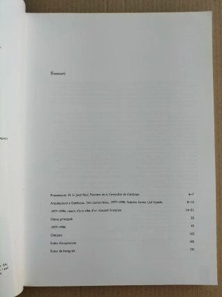Llibre Arquitectura a Catalunya. Libro book