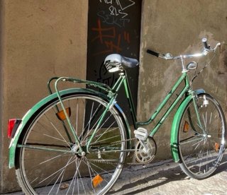 Bicicleta Vintage Holandesa Verde