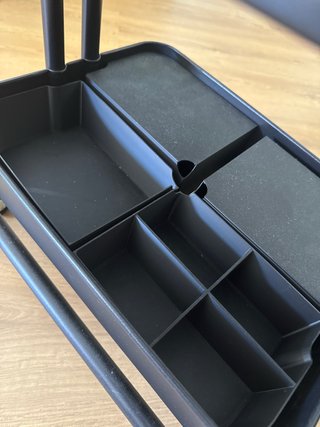 Carrito Organización IKEA Negro