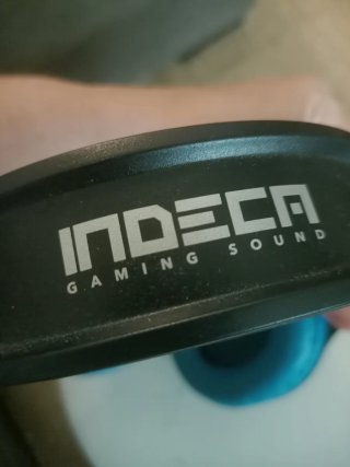 Casco gamer PX345  con micrófono azul