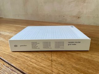 Libro CD Grid Index - Carsten Nicolai