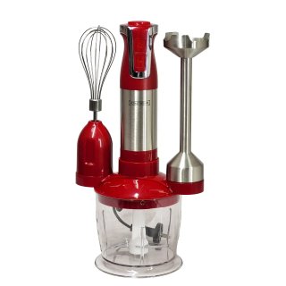 Batidora de mano 3 en 1 800 W · roja