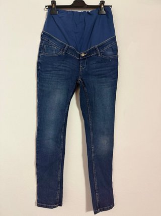 Pantalones premamá vaqueros azules