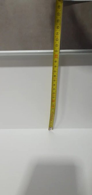 Mesa abatible pared blanca 80x55 cm