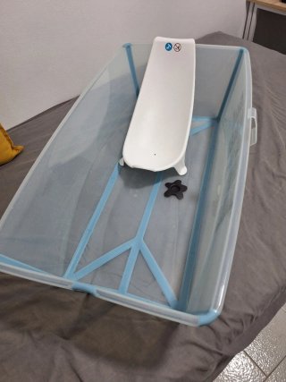 Bañera Bebé Plegable Stokke Flexi Bath XL+ asiento