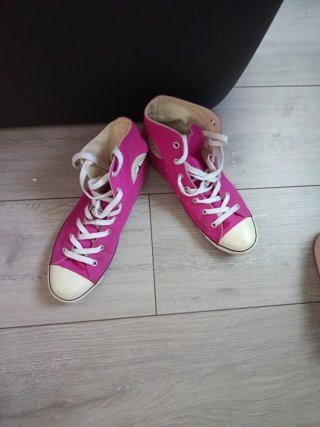 Zapatillas Converse Altas Rosas