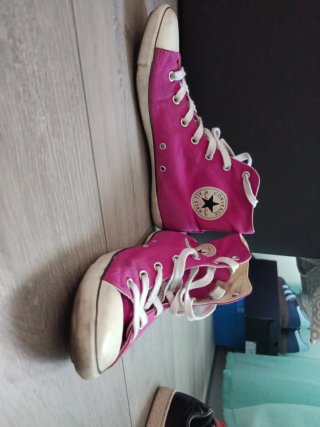Zapatillas Converse Altas Rosas