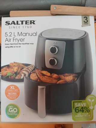 Freidora de Aire Salter 5.2L Manual