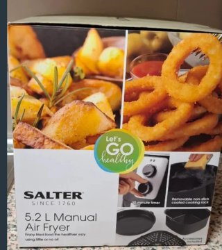 Freidora de Aire Salter 5.2L Manual
