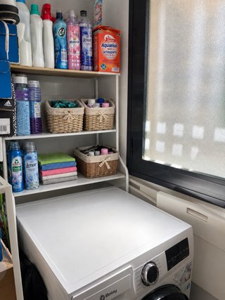Mueble organizador para lavadora