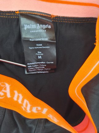 Mutande Palm Angels Nere e Arancioni