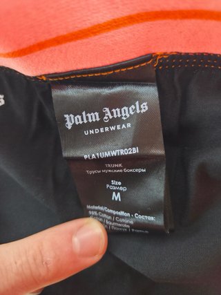 Mutande Palm Angels Nere e Arancioni