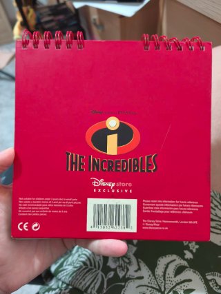 Libreta Los Increíbles Disney Pixar