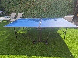 Mesa de ping pong plegable