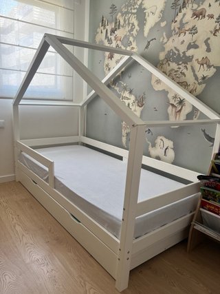 Cama nido Montessori 90x200 - incluye colchones