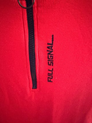 Vestido rojo con cremallera