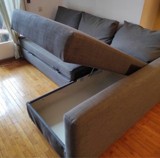 Sofá Cama Friheten Ikea Gris