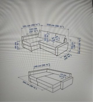 Sofá Cama Friheten Ikea Gris